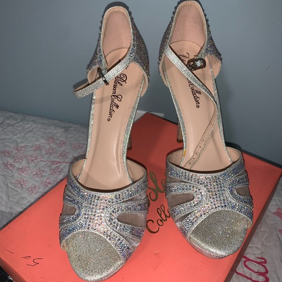 High Heeled Sandals (Silver) - Picture 5 of 7